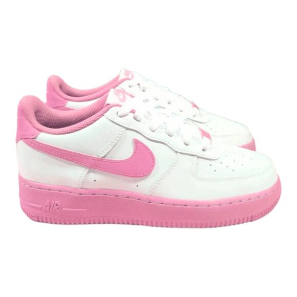 NIKE Air Force 1 Low 'White Magic Flamingo' Sneakers Size 6Y/W7.5 - Picture 2 of 11